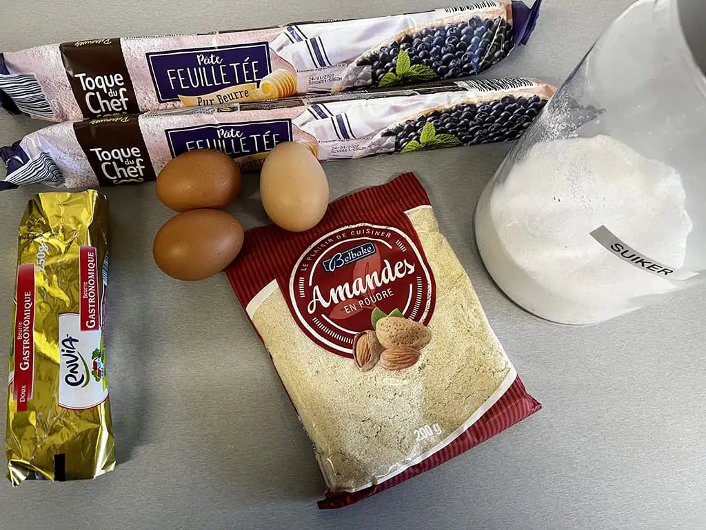 Galette des rois (French epiphany cake) ingredients
