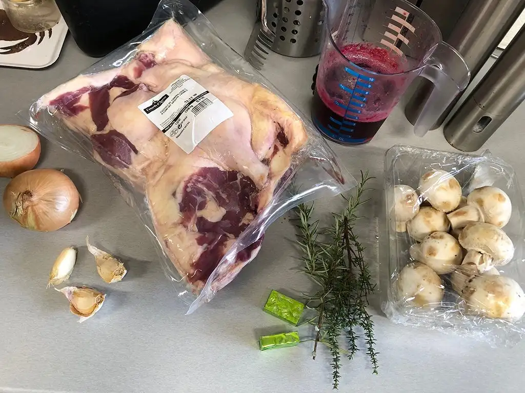 Slow cooker duck legs ingredients
