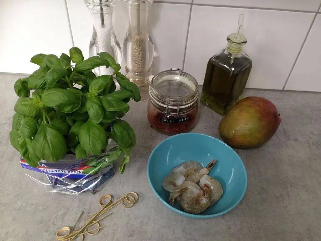 Mango shrimp bites ingredients