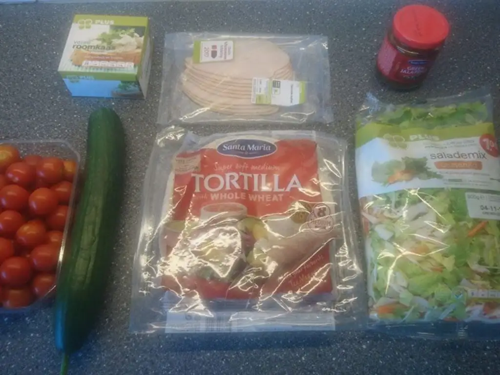 Chicken and jalapeño lunch wrap ingredients