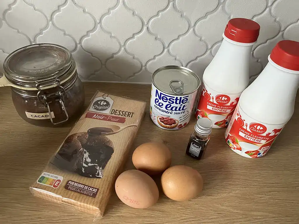 Homemade Viennetta ingredients