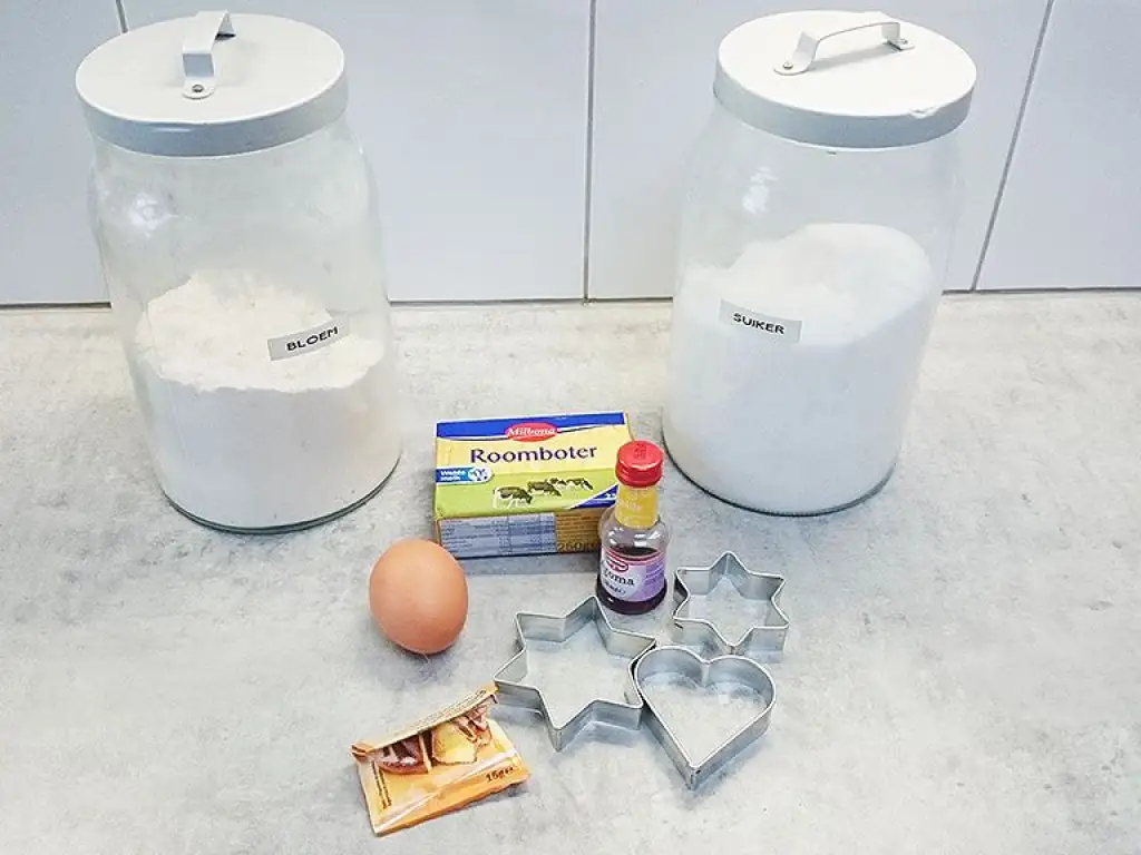 Easy Christmas cookies ingredients
