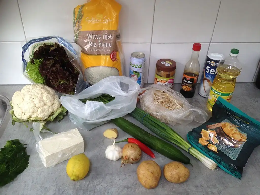 Gado gado ingredients