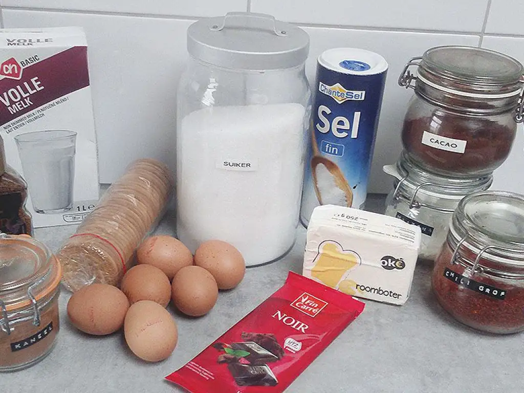 Mexican chocolate pie ingredients