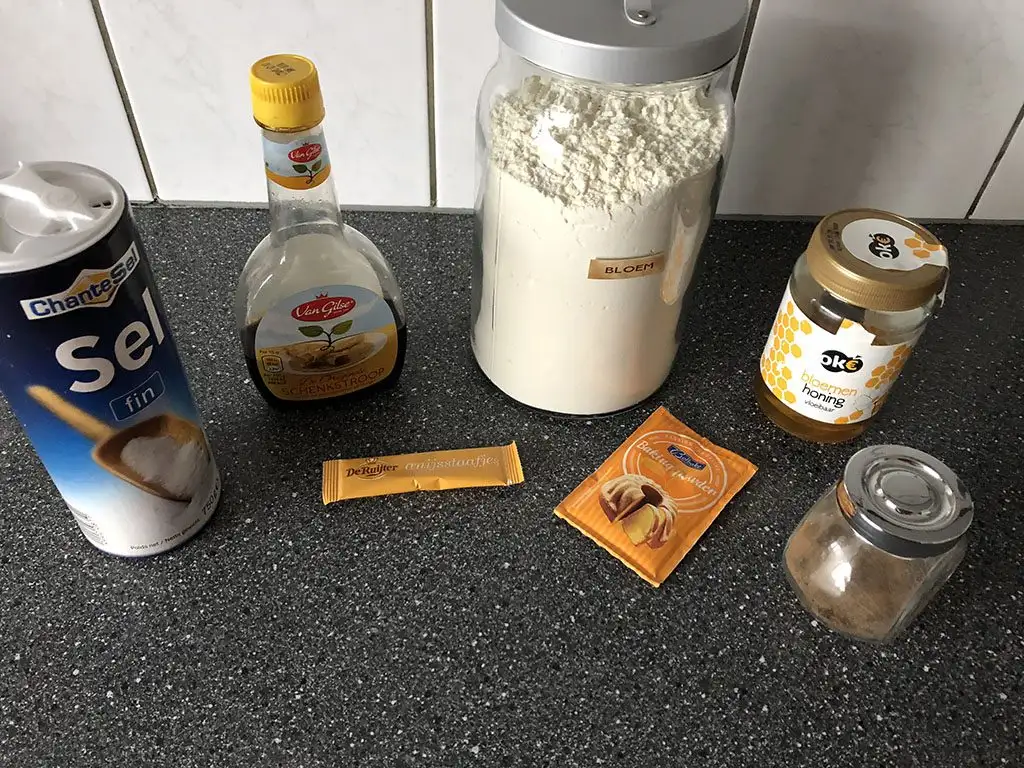 Taaitaai - Dutch cookies ingredients