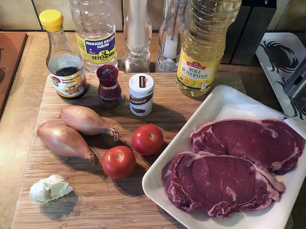Daging smoor ingredients