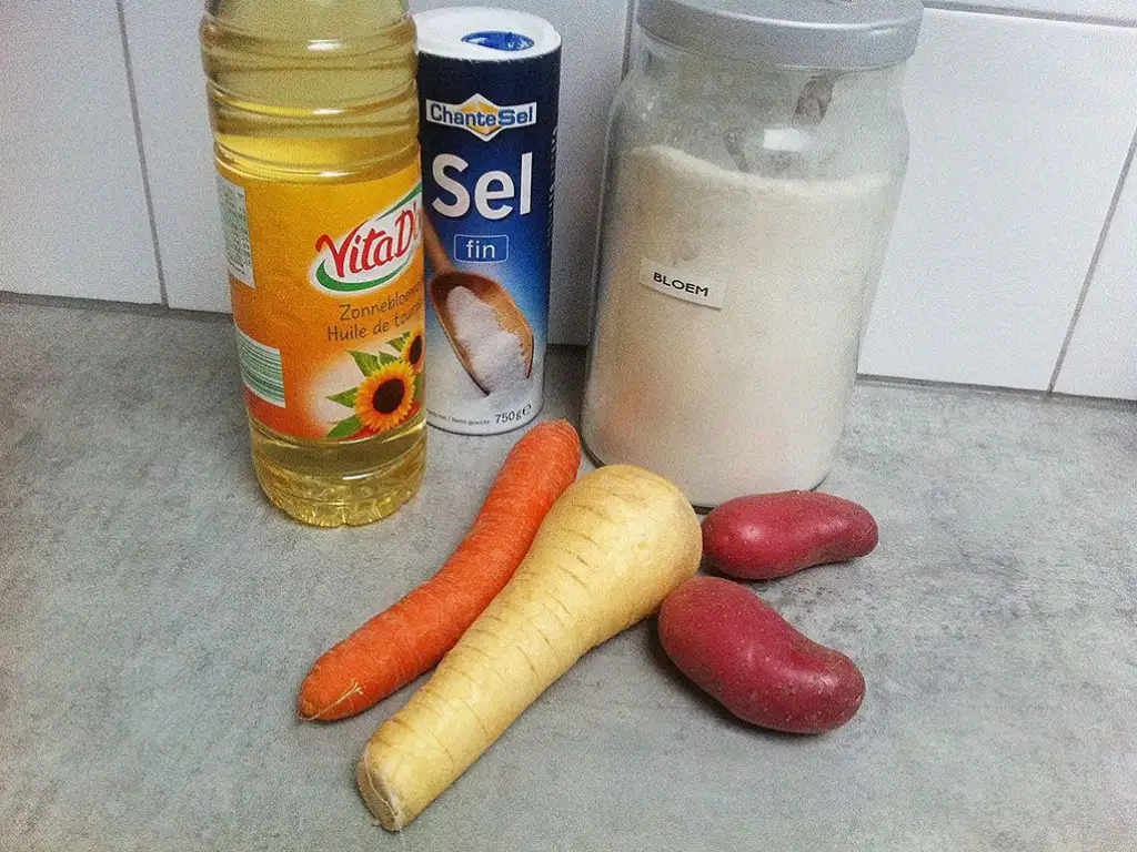 Baked vegetable crisps ingredients