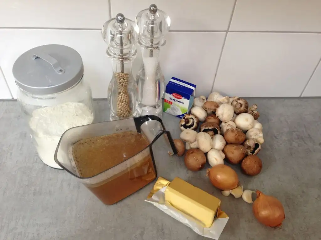 Cream of mushroom soup ingredients
