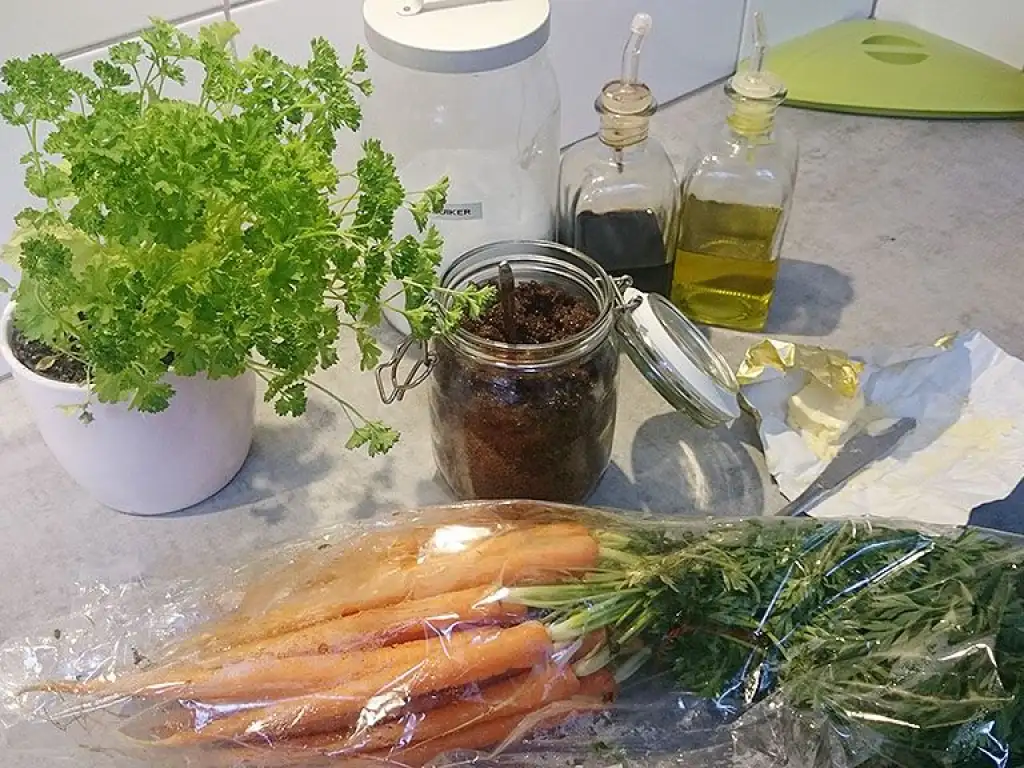 Steamed carrots ingredients