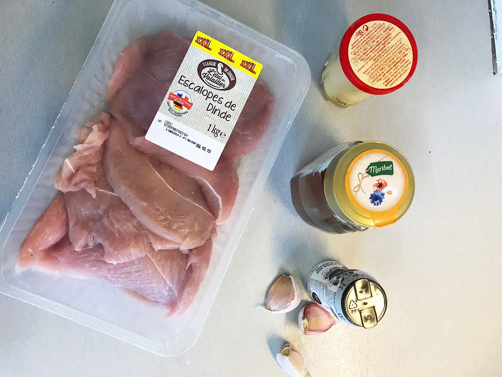Honey mustard turkey skewers ingredients