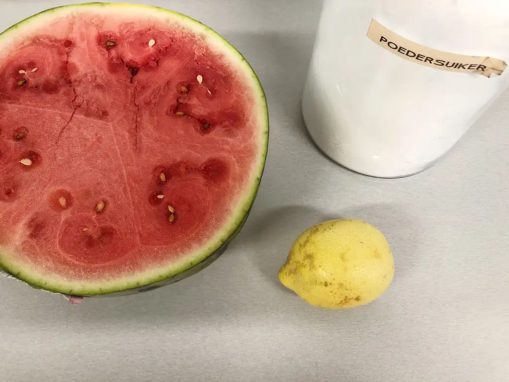 Watermelon sorbet ingredients
