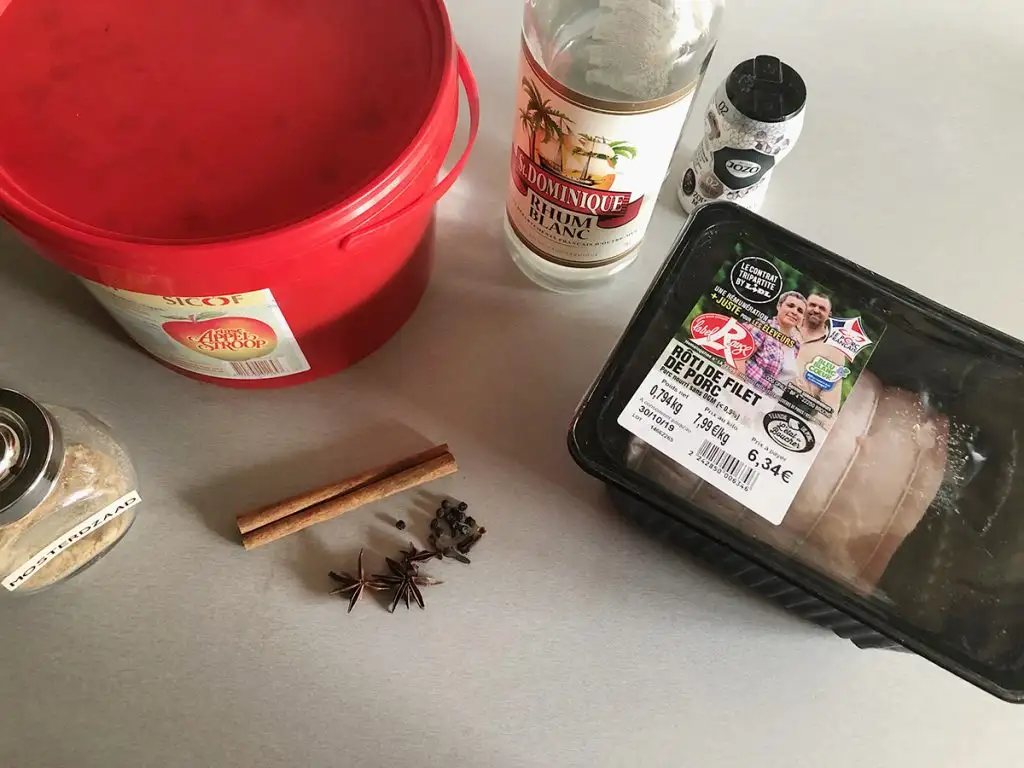 Pork roast with treacle sauce ingredients