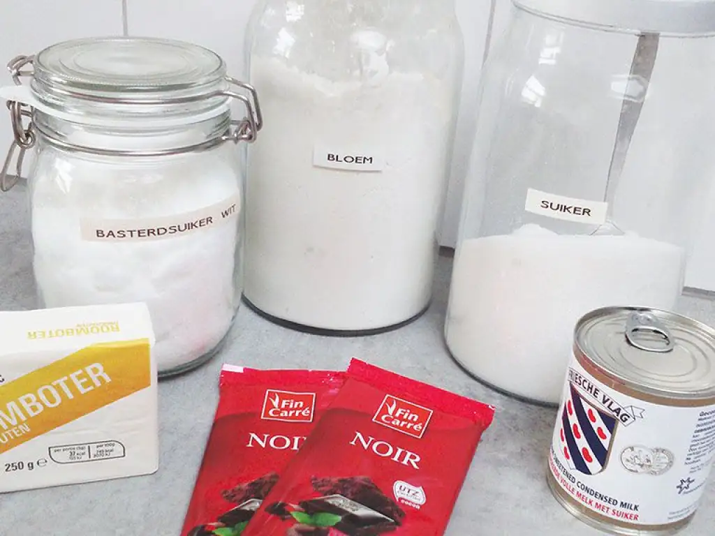Millionaires' shortbread ingredients