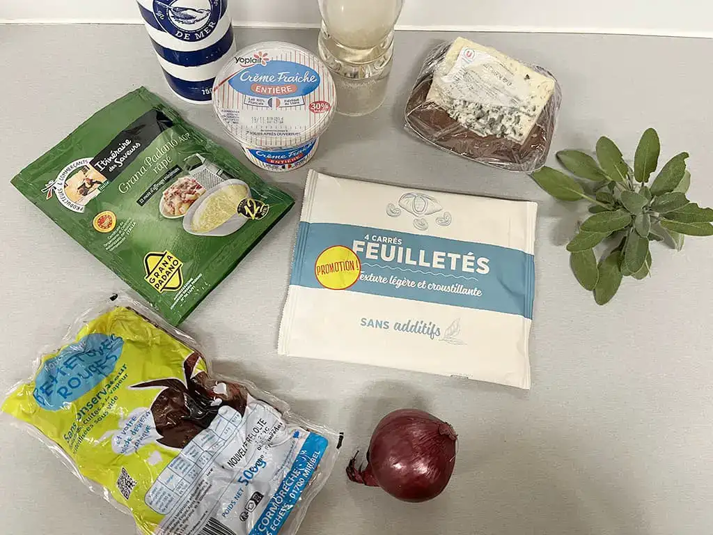 Beetroot tartlets ingredients