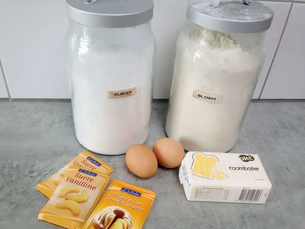 Dutch brittle cookies a.k.a. knapkoek ingredients