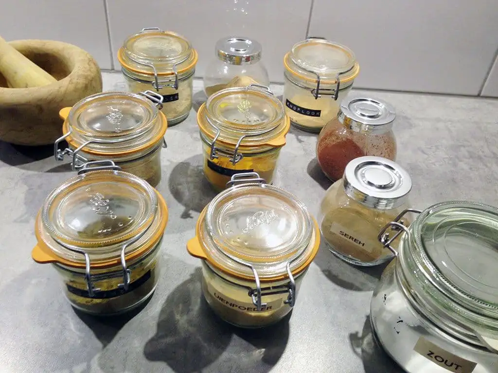 Homemade Nasi Goreng Spice Mix ingredients