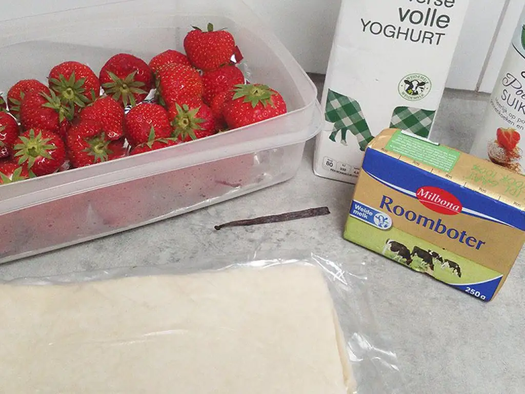 Vanilla hangup mille-feuille ingredients
