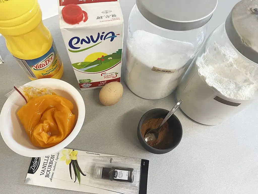 Pumpkin pancakes ingredients
