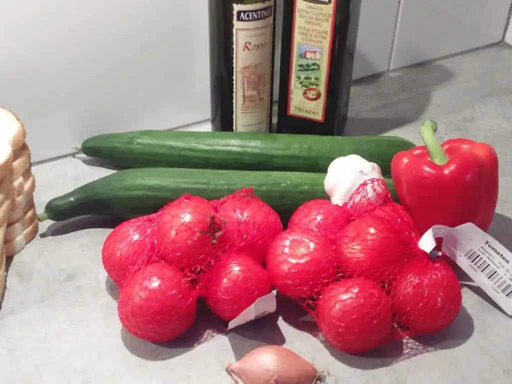 Gazpacho ingredients