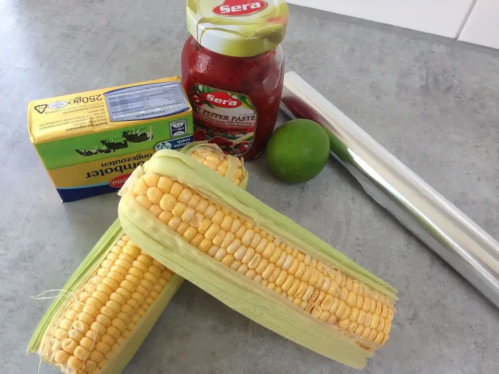 Roasted corn on the cob ingredients