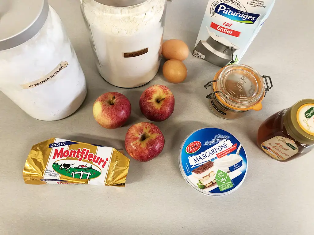 Cinnamon crepes ingredients