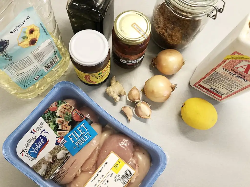 Black chicken ingredients