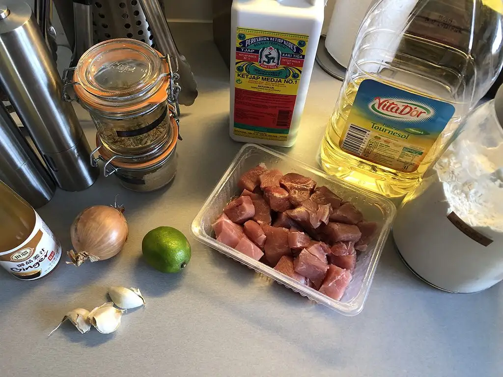 Babi ketjap ingredients