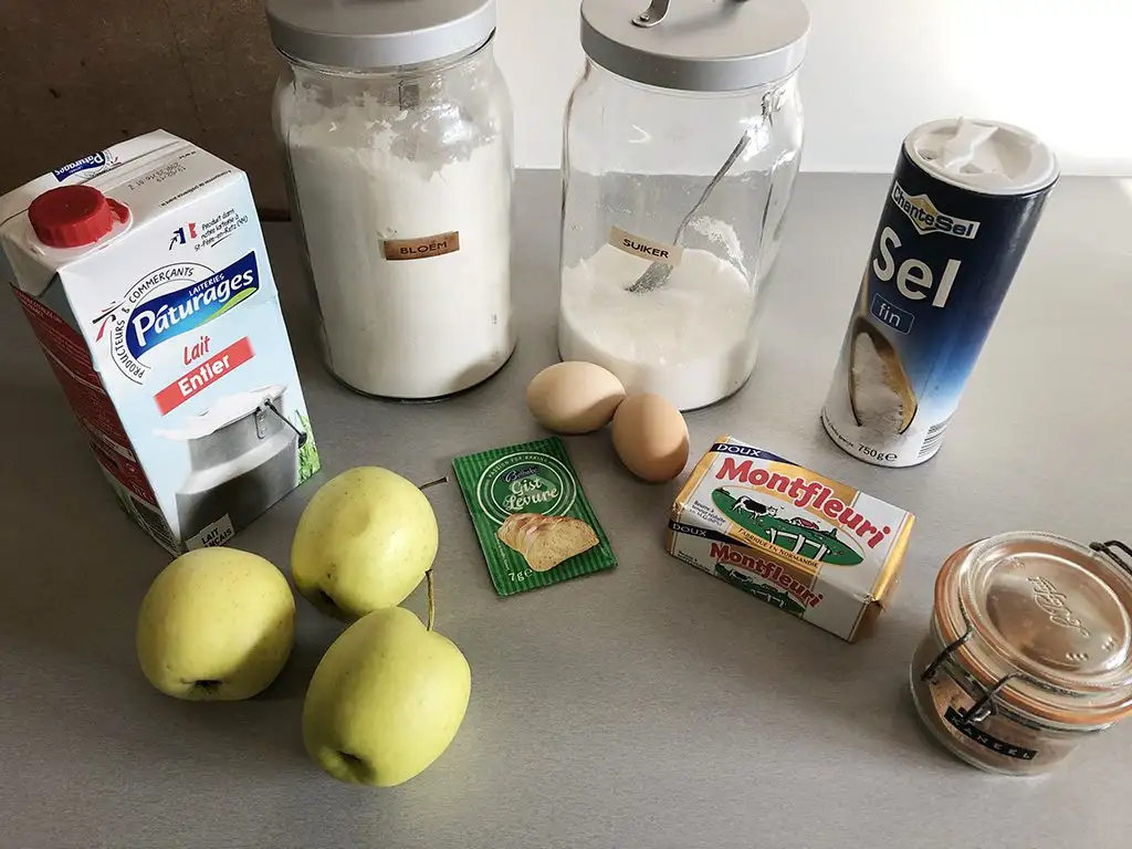 Apple brioche ingredients