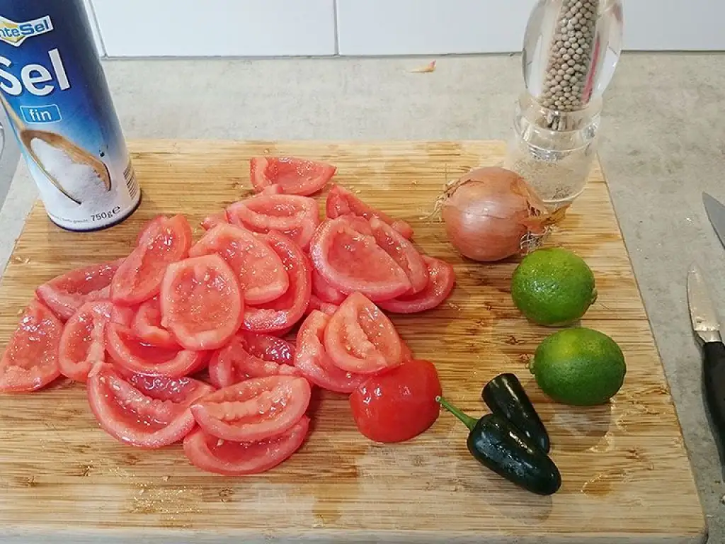 Pico de gallo ingredients