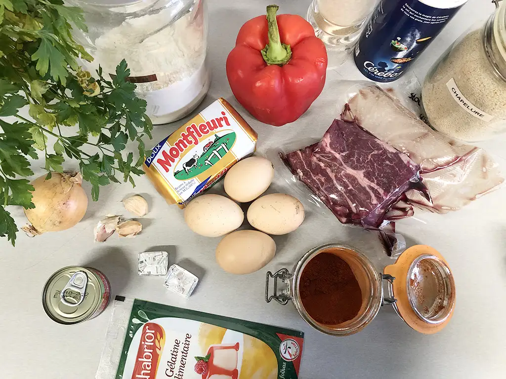 Goulash croquette ingredients