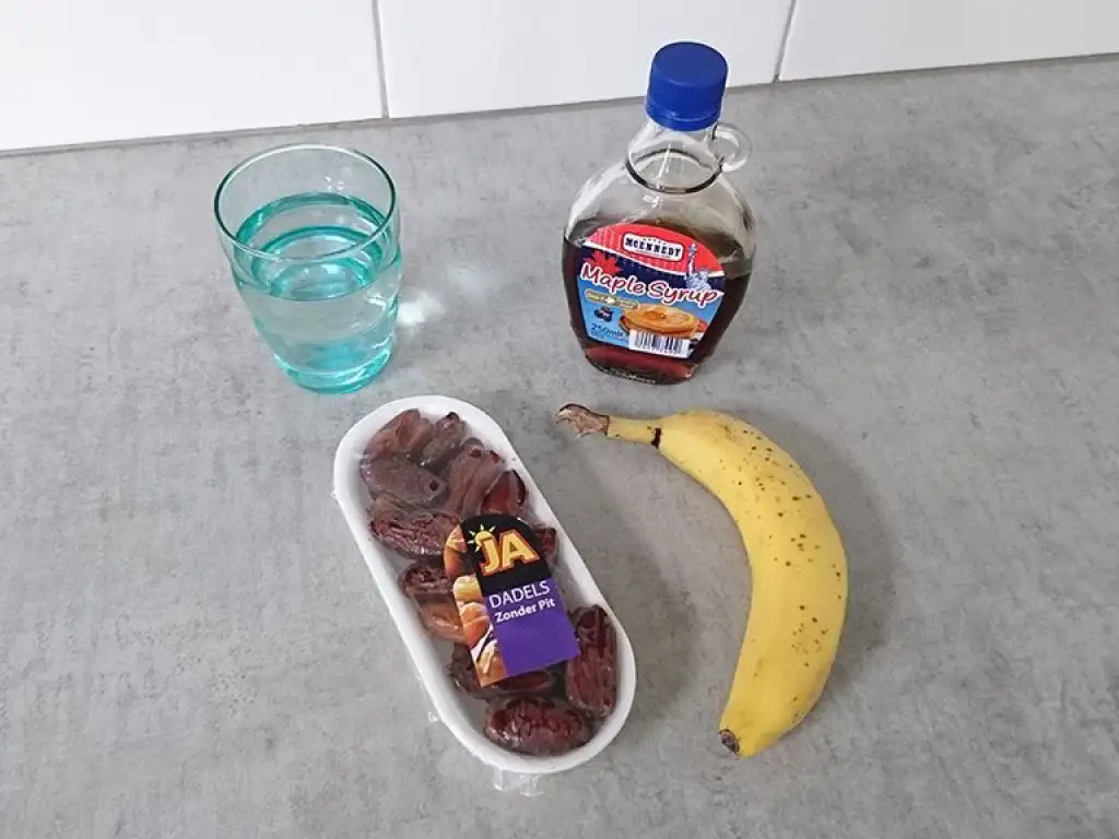 Vegan banana milk ingredients
