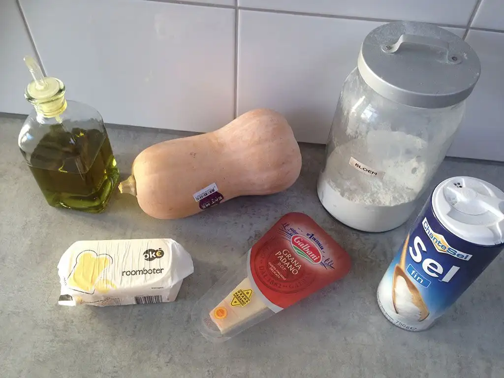 Pumpkin gnocchi ingredients
