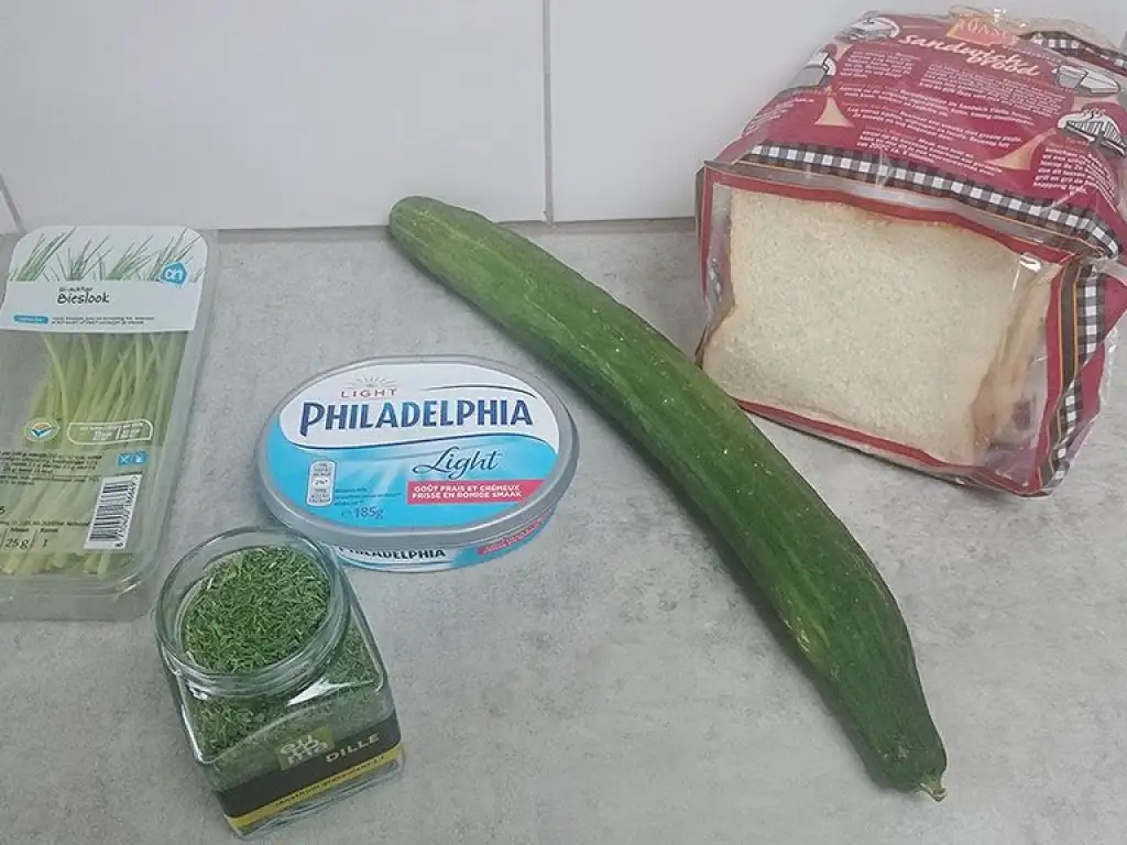 Cucumber tea sandwiches ingredients