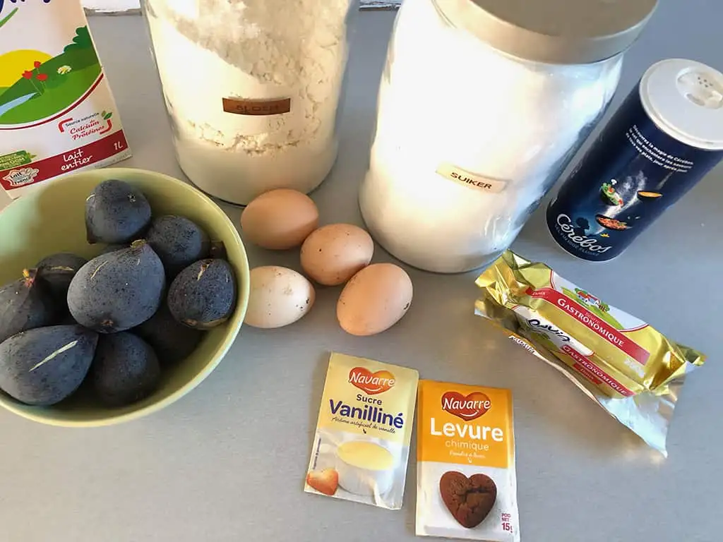 Fig clafoutis ingredients