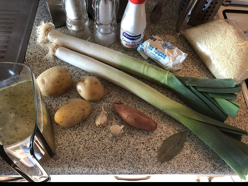 Leek soup ingredients