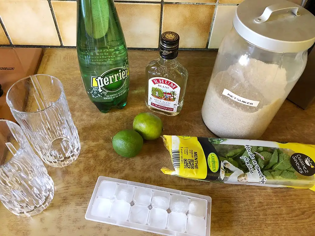 Mojito ingredients