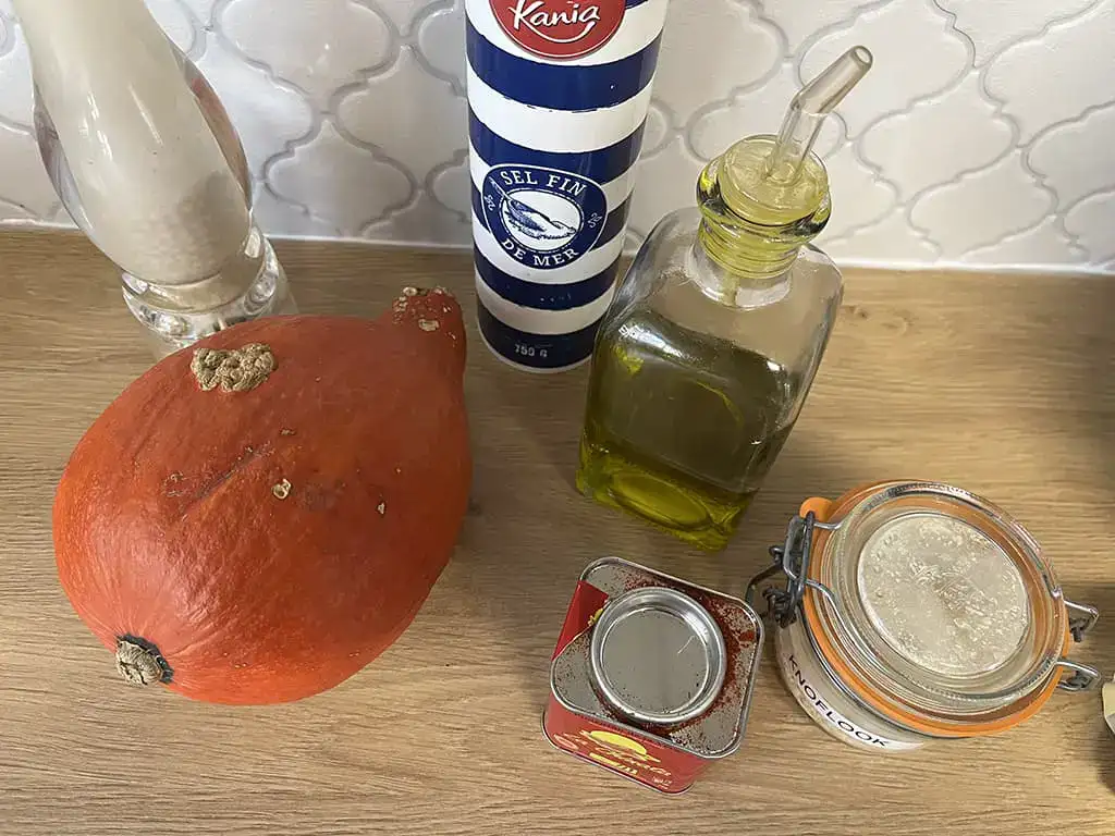 Roast pumpkin ingredients