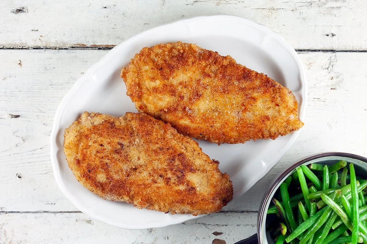 Crispy Parmesan chicken