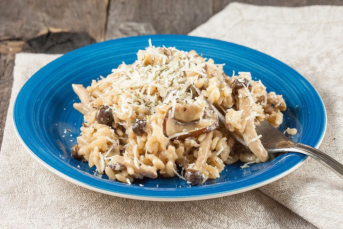 Mushroom risotto