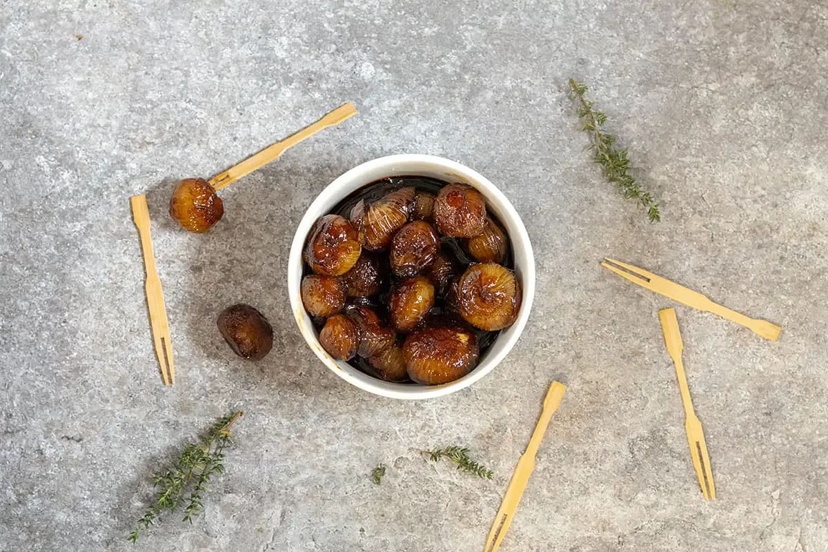 Balsamic onions (Italian)