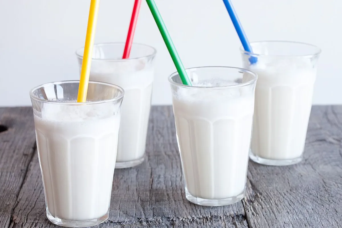 Classic vanilla milkshake