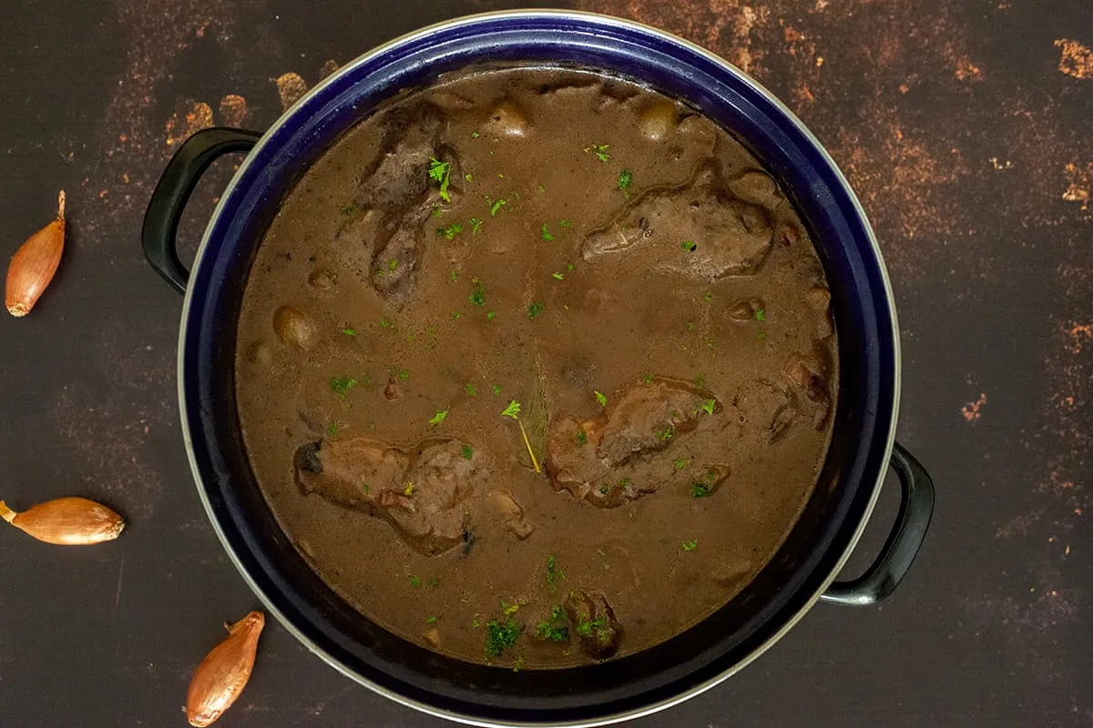 Jugged hare is a classic game stew from Germany