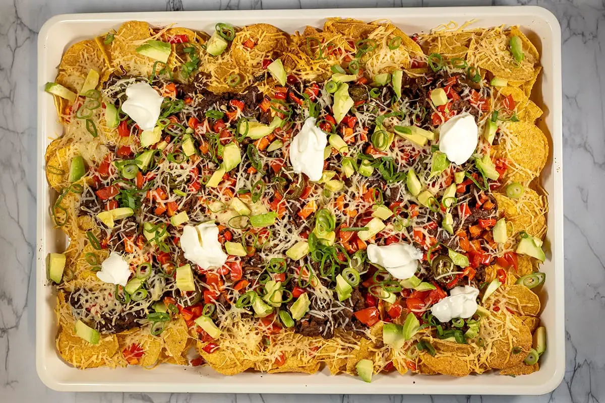 Beef nacho bake