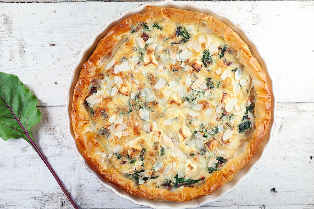Swiss chard pie