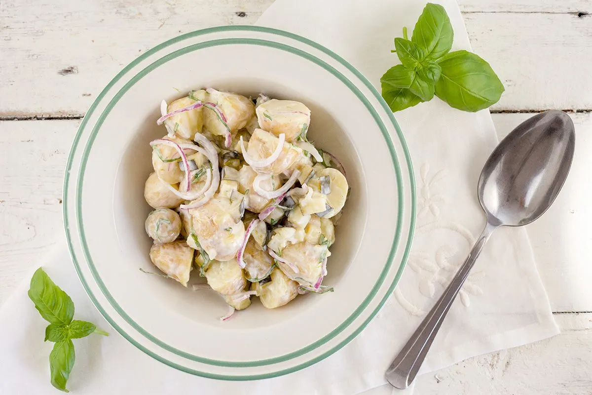 Refreshing potato salad