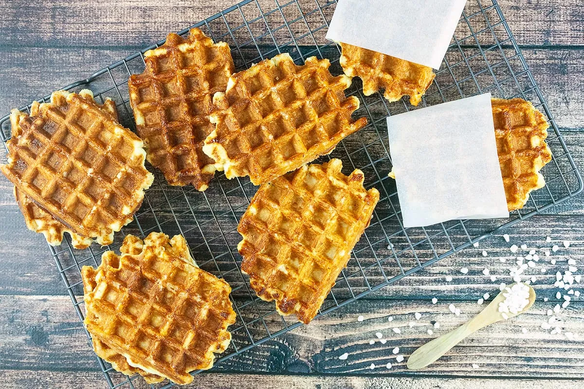 Liège waffles (Belgian sugar waffles)