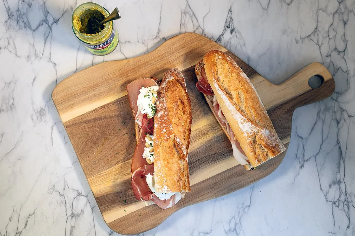 Burrata Sandwich - An Italian Sandwich Full of Flavor