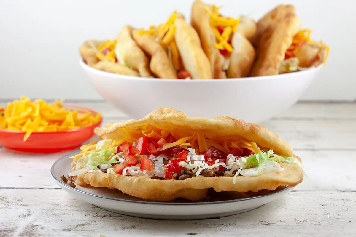 Ground beef chalupas