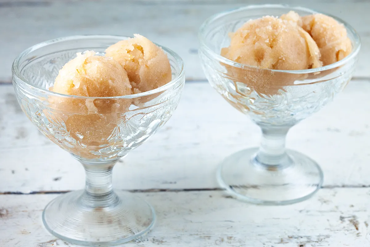 Pear sorbet