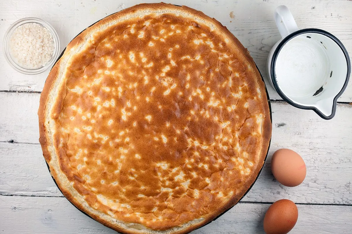 Rijstevlaai - Dutch rice pie